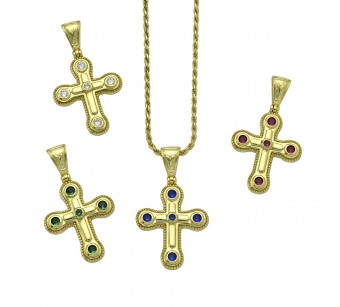 Byzantine Cross Necklace