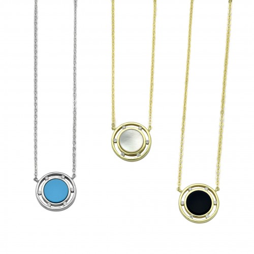 Round Disks Necklace