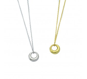 Bubble Hoop Necklace