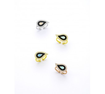 Silver eye ring 2