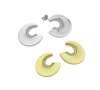 Wide Hoop Earrings