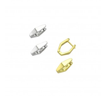 Open Rhombus Earrings
