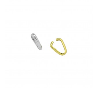 Oval Hoop Earrings