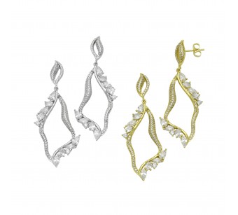 "Two-Part" Earrings