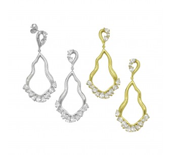 "Two-Part" Earrings