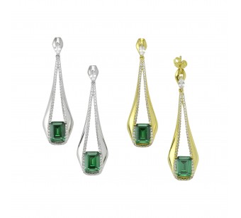 "Two-Part" Earrings