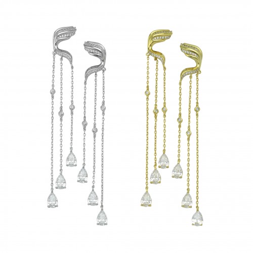 "Two-Part" Earrings
