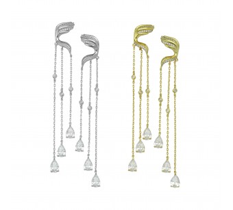 "Two-Part" Earrings