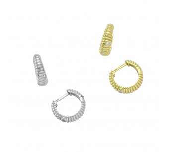 Bubble Hoop Earrings