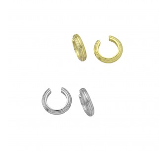 Hoop Earrings with Engraving