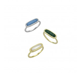 Oval Baguette Ring