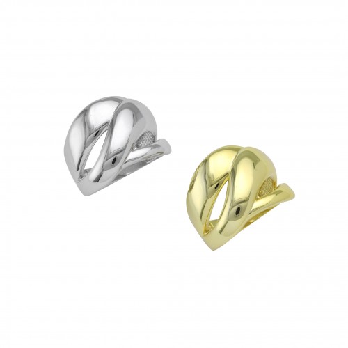 Wide Wavy Ring