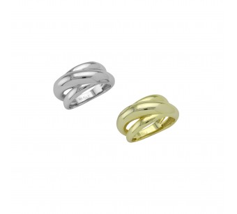 Wide Wavy Ring